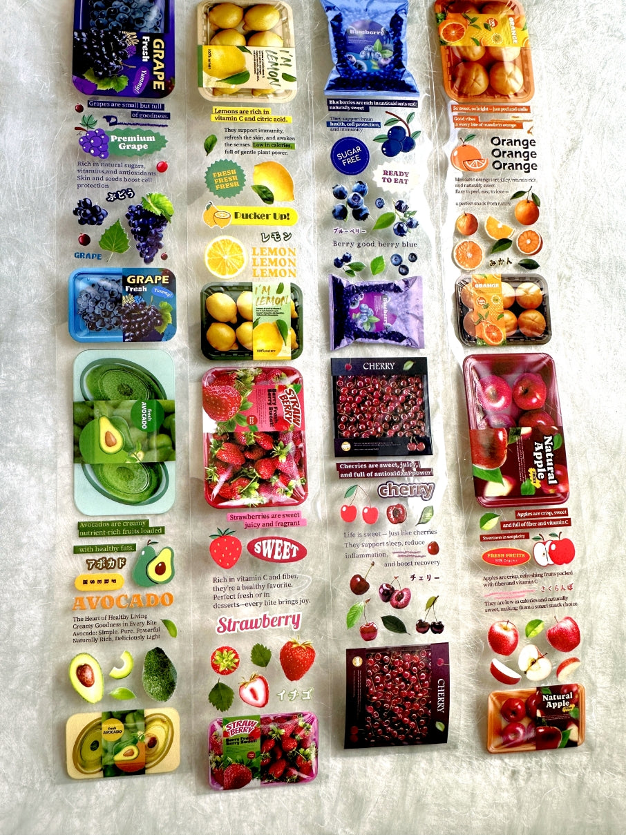 ZM.Ball - Supermarket Fruits PET tape SAMPLES