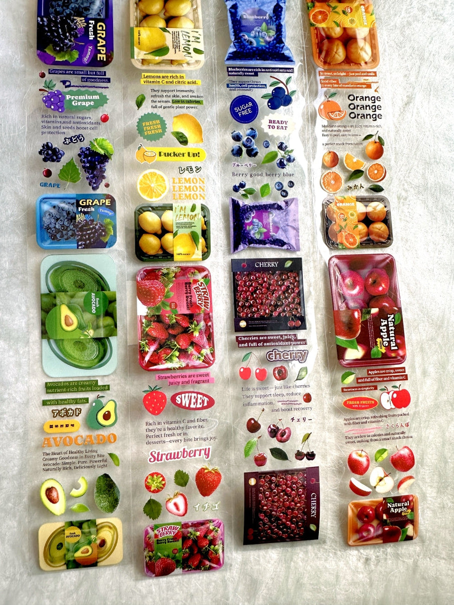 ZM.Ball - Supermarket Fruits PET tape SAMPLES
