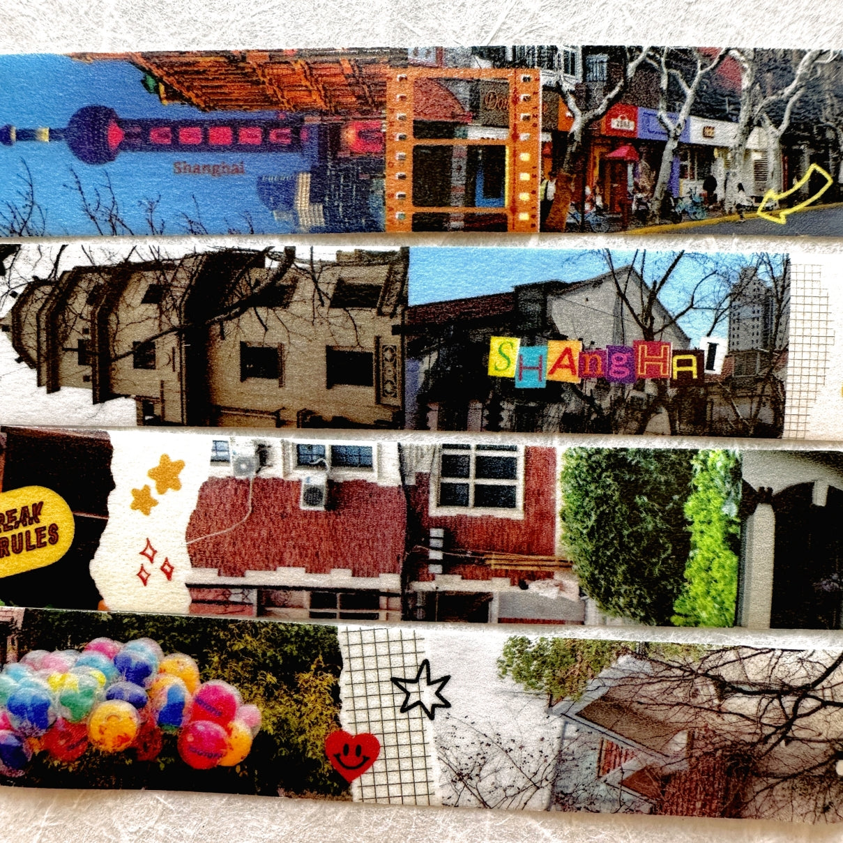 ZM.Ball - Echoes of Shanghai washi tape SAMPLES