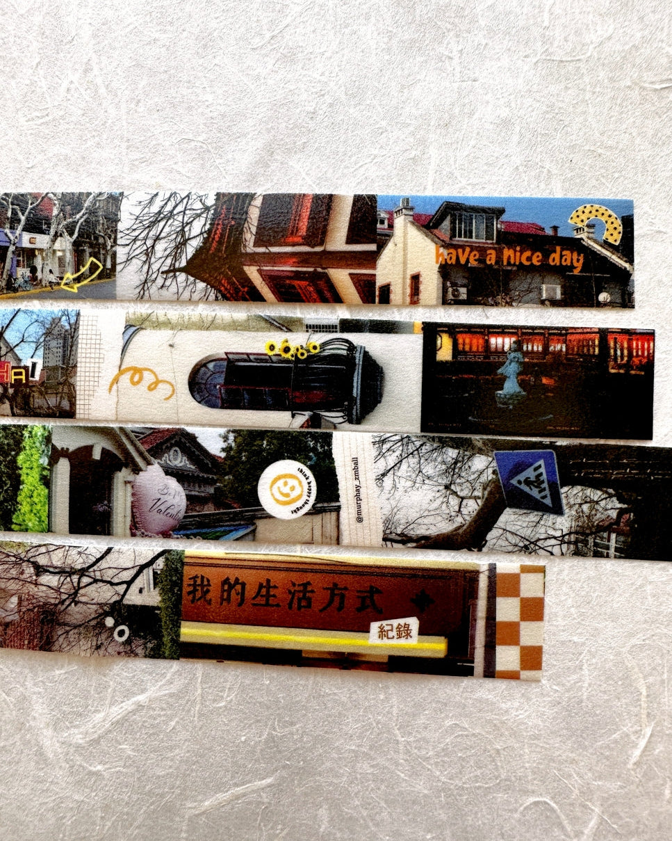 ZM.Ball - Echoes of Shanghai washi tape SAMPLES