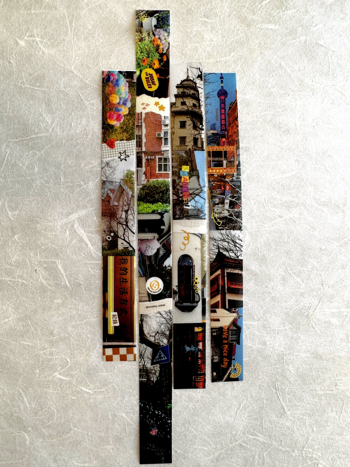 ZM.Ball - Echoes of Shanghai washi tape SAMPLES