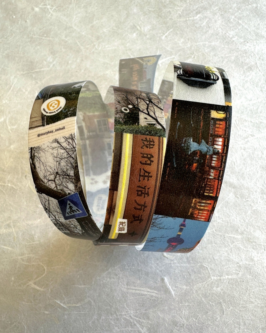ZM.Ball - Echoes of Shanghai washi tape SAMPLES
