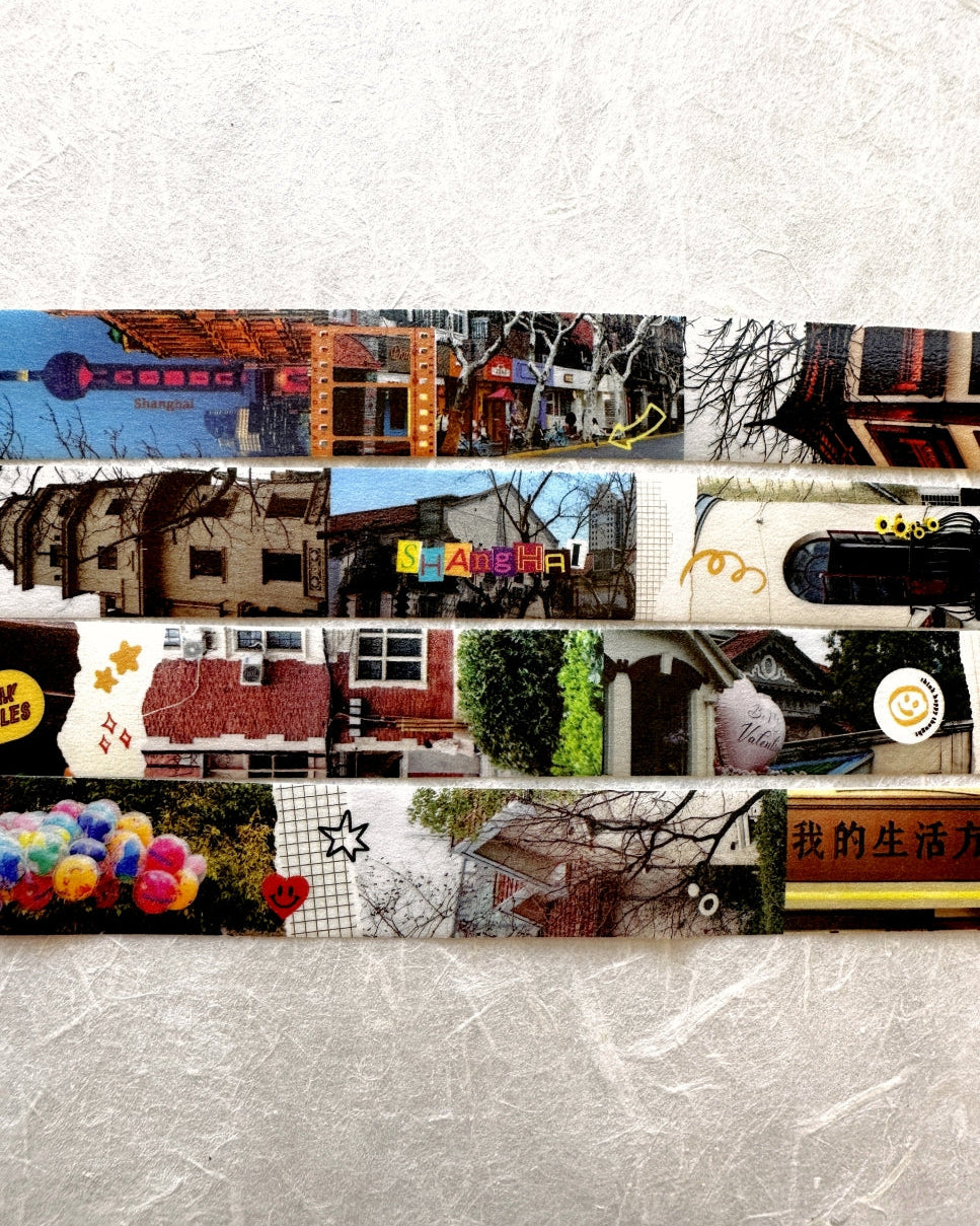 ZM.Ball - Echoes of Shanghai washi tape SAMPLES