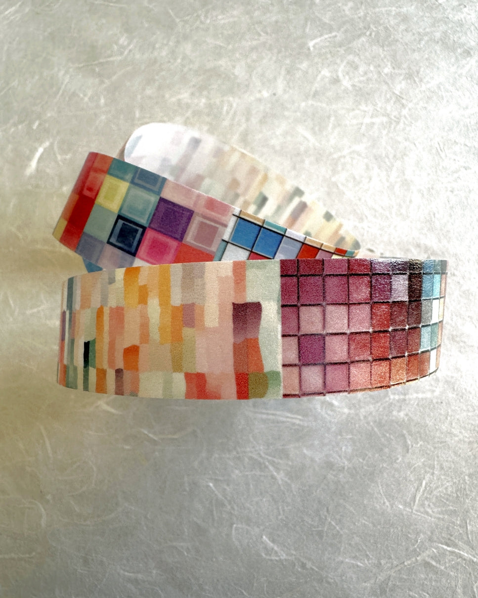 ZM.Ball - Colorful Bricks washi tape SAMPLES