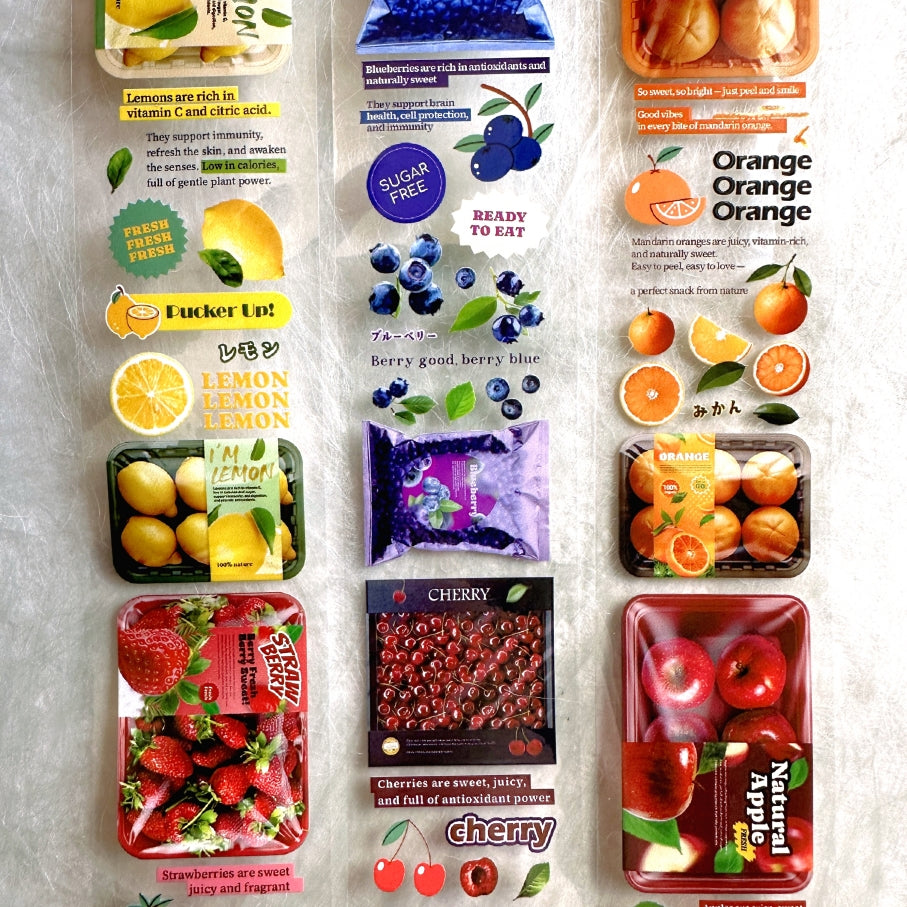 ZM.Ball - Supermarket Fruits PET tape SAMPLES