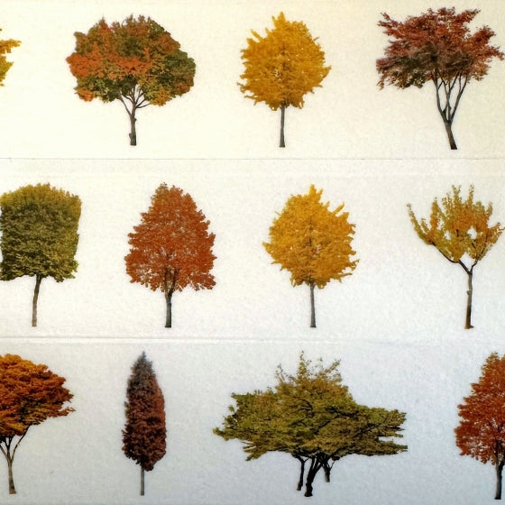 Zagne - Fall Tree washi tape SAMPLES