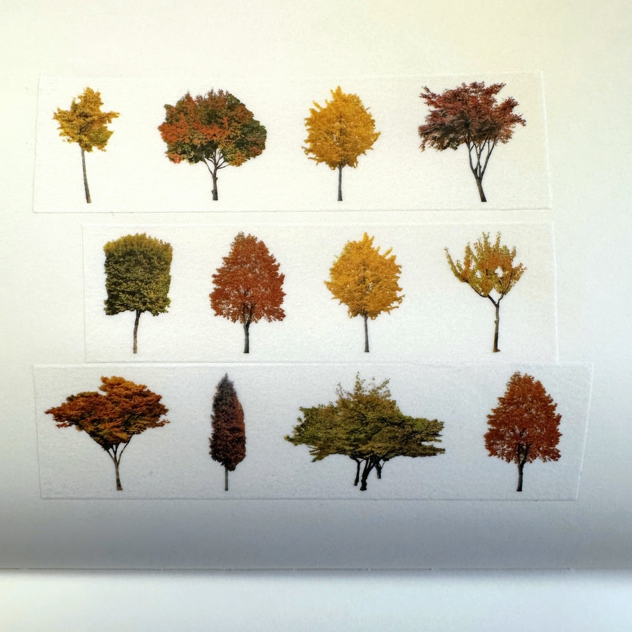 Zagne - Fall Tree washi tape SAMPLES