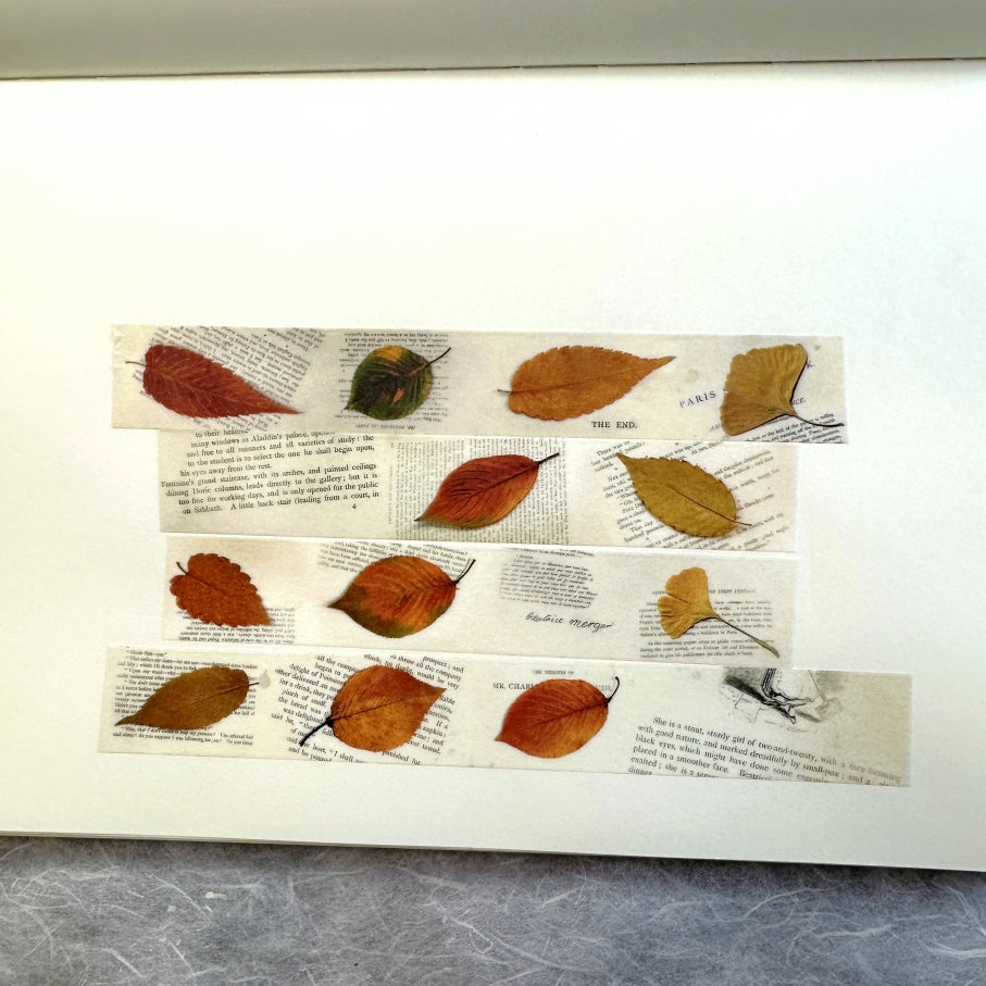 Zagne - Fallen Leaves washi tape SAMPLES