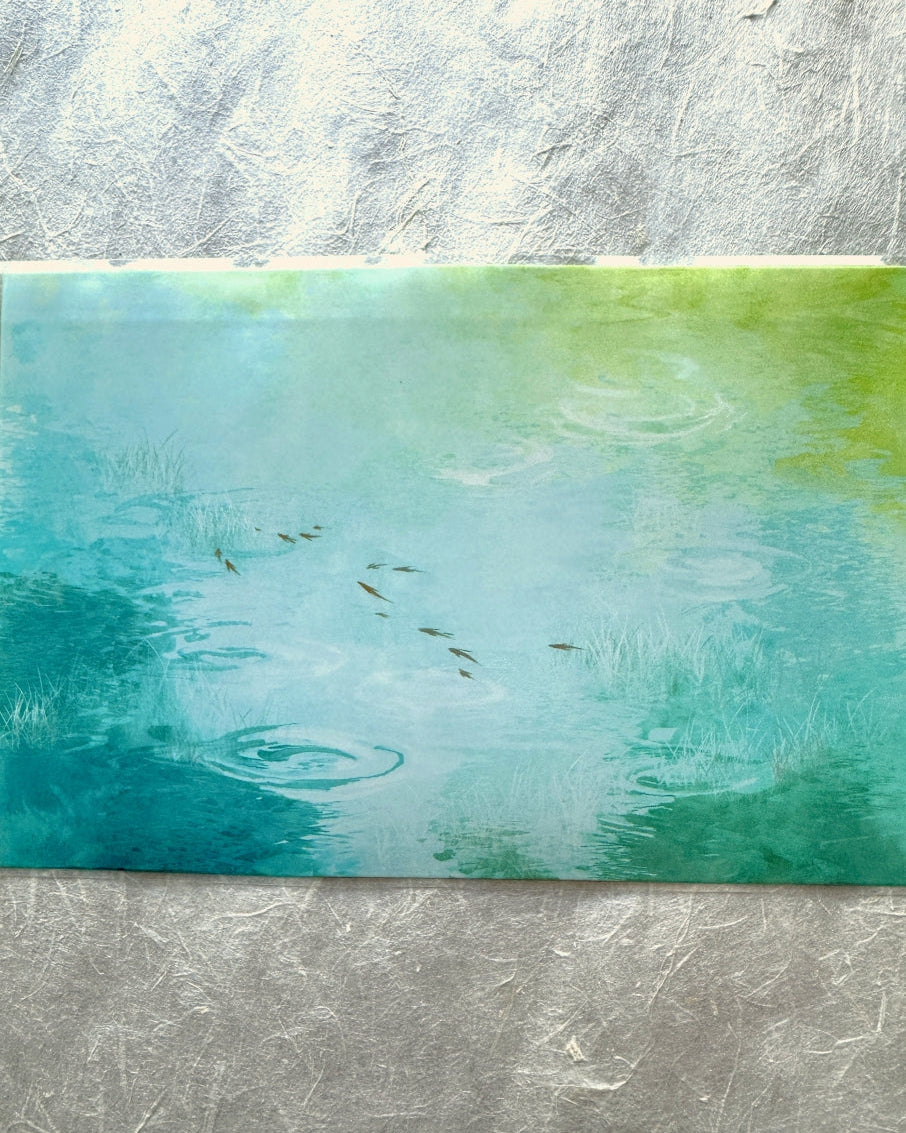 Jing Wu Zhi - Scenery: Color among flowers 10 cm wide PET tape SAMPLES