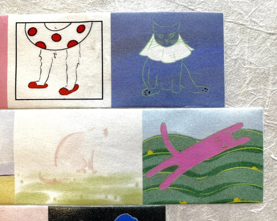 Zhihua - Cat Playground washi tape SAMPLES