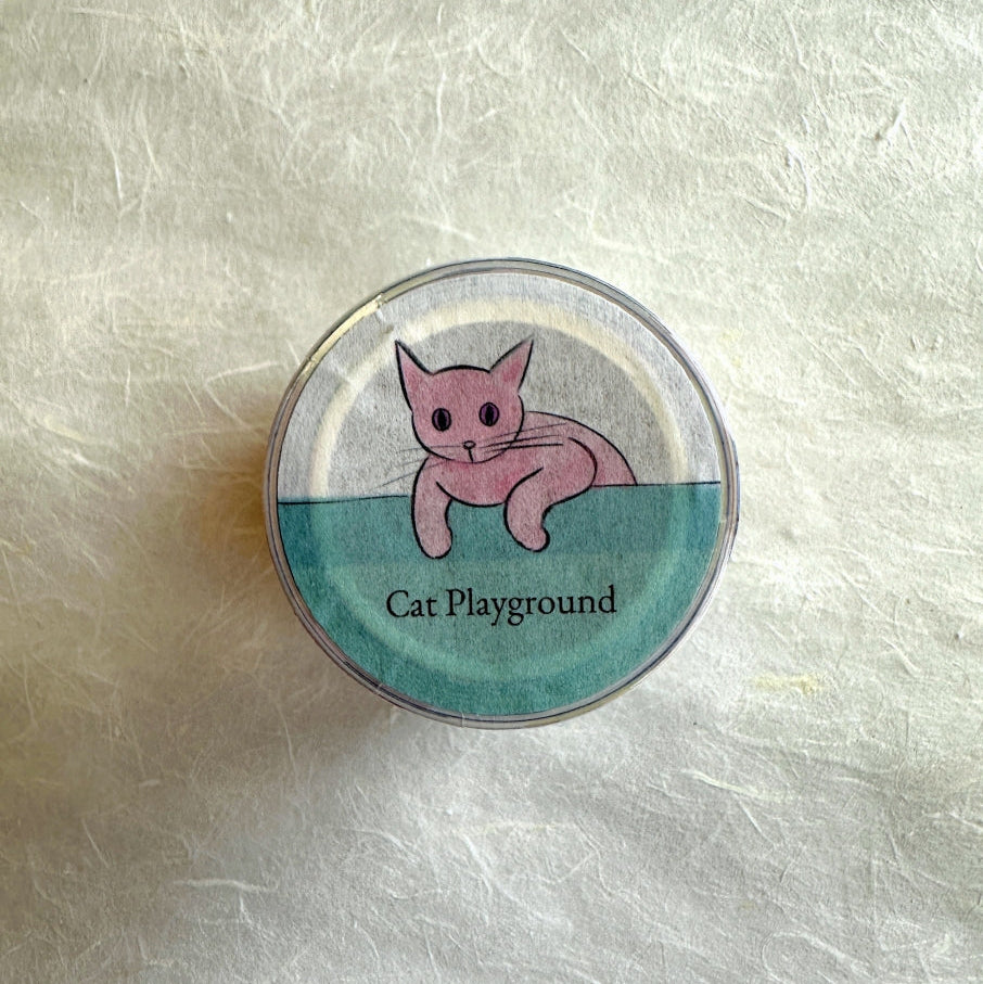 Zhihua - Cat Playground washi tape SAMPLES