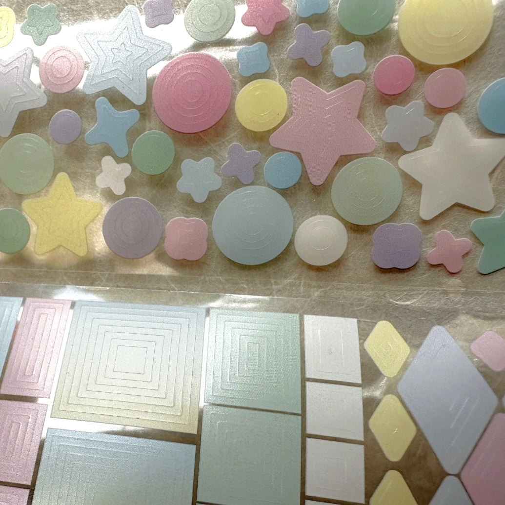 Ziyu - multilayered shapes pre-cut PET tapes SAMPLES