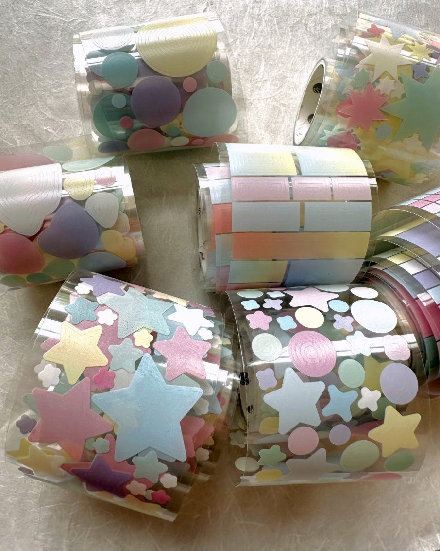 Ziyu - multilayered shapes pre-cut PET tapes SAMPLES