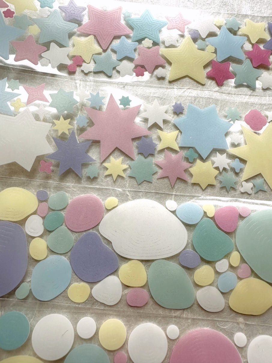 Ziyu - multilayered shapes pre-cut PET tapes SAMPLES