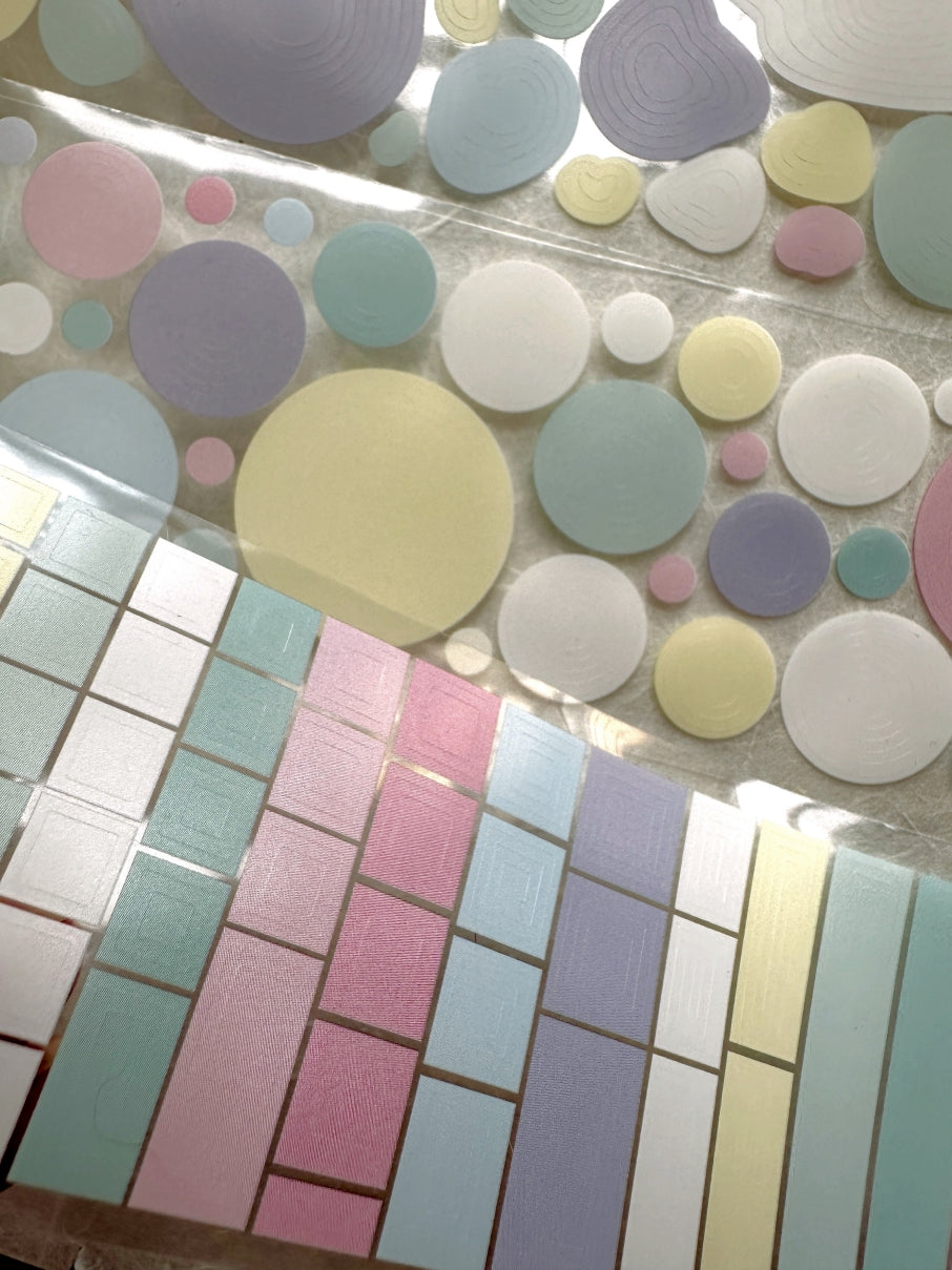 Ziyu - multilayered shapes pre-cut PET tapes SAMPLES