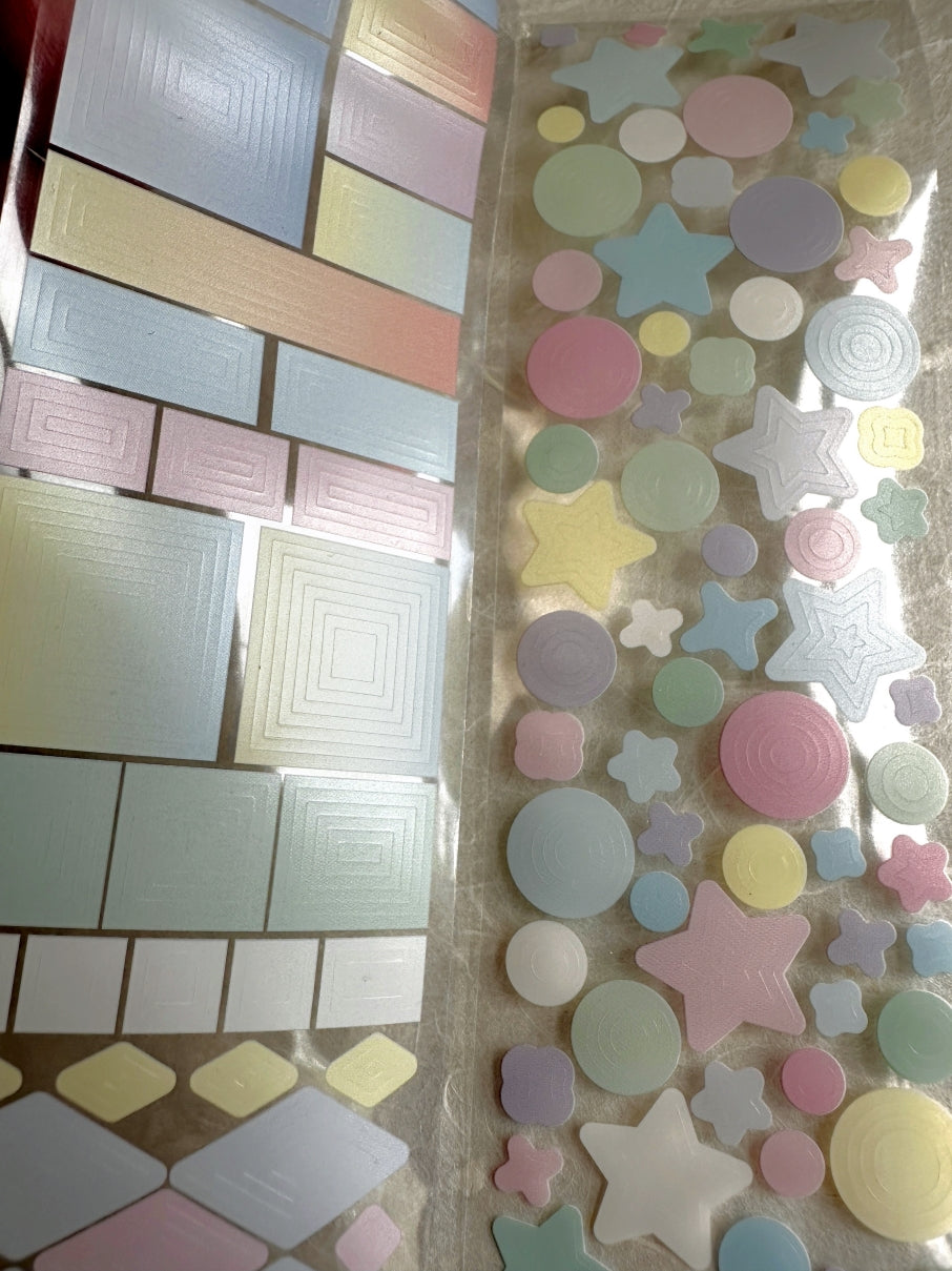 Ziyu - multilayered shapes pre-cut PET tapes SAMPLES