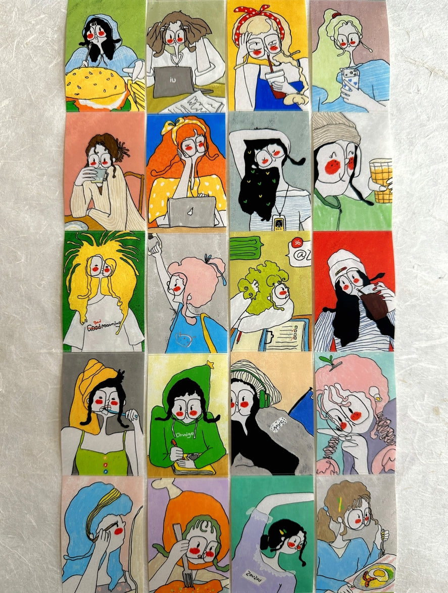 Zouzou - Beast of Burden kiss-cut PET tape (4 cm x 123 cm) SAMPLES