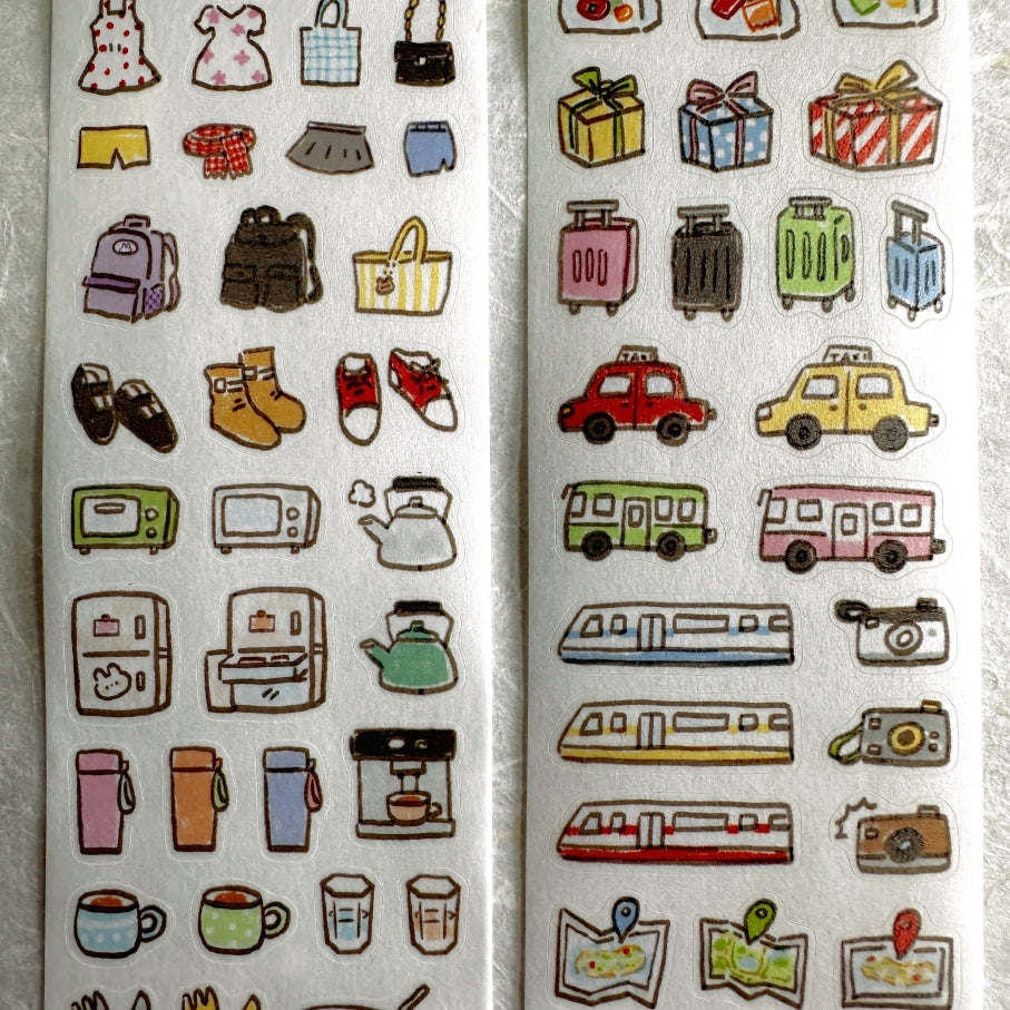 ZZoton - Daily Life kiss-cut washi tape SAMPLES