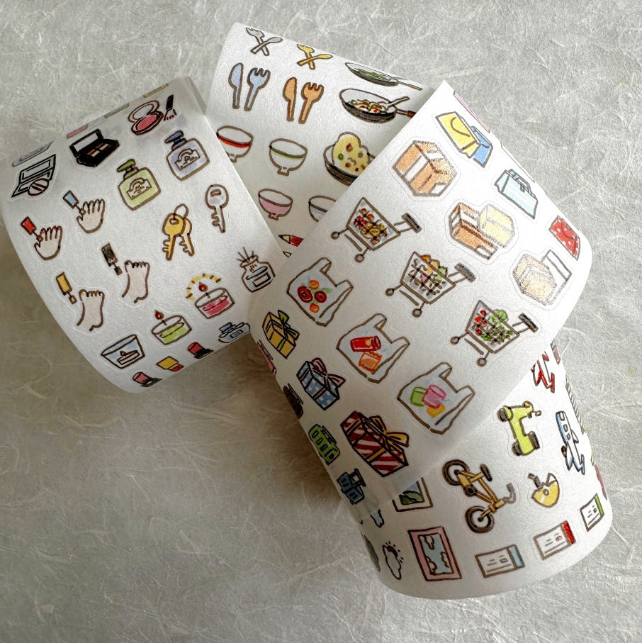 ZZoton - Daily Life kiss-cut washi tape SAMPLES