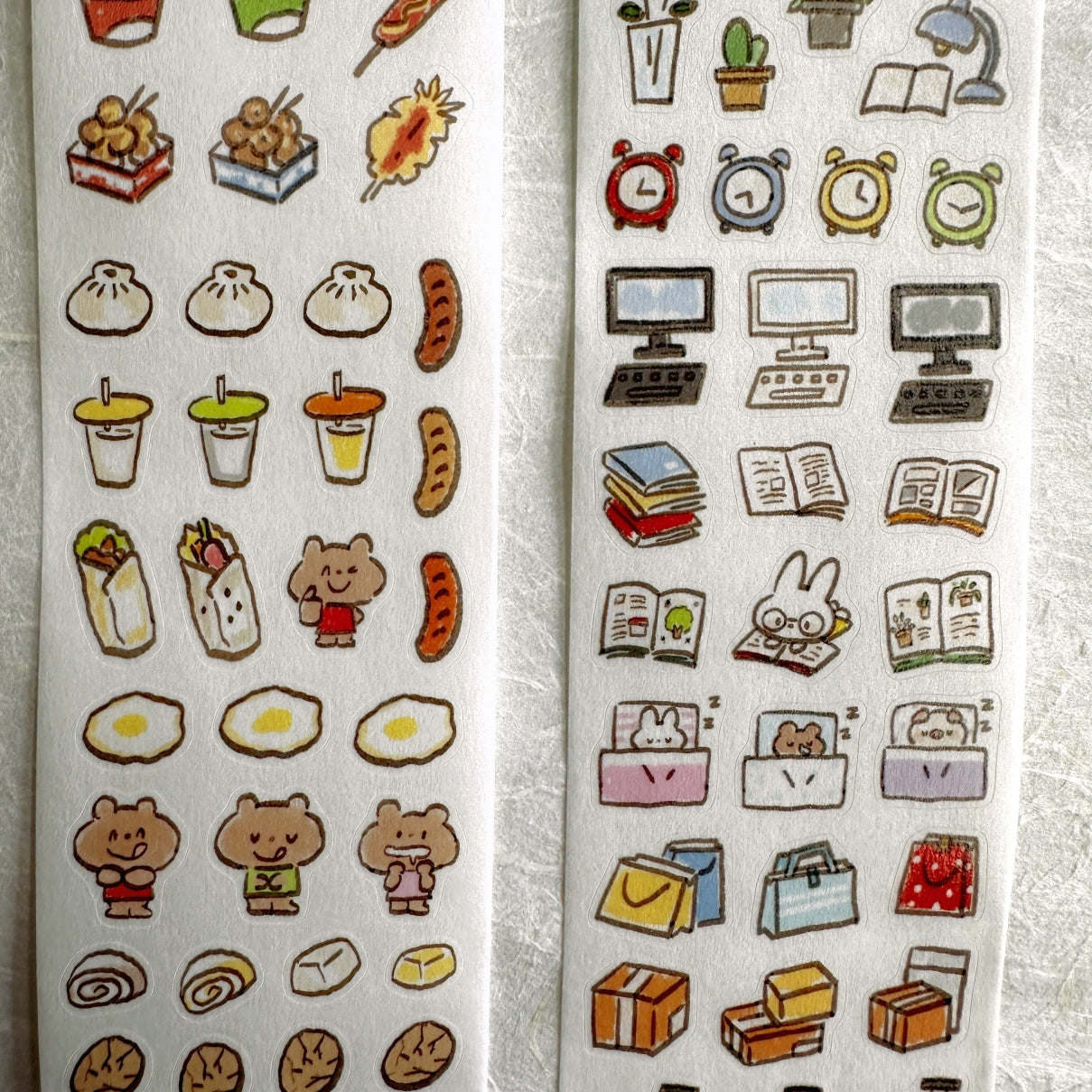 ZZoton - Daily Life kiss-cut washi tape SAMPLES