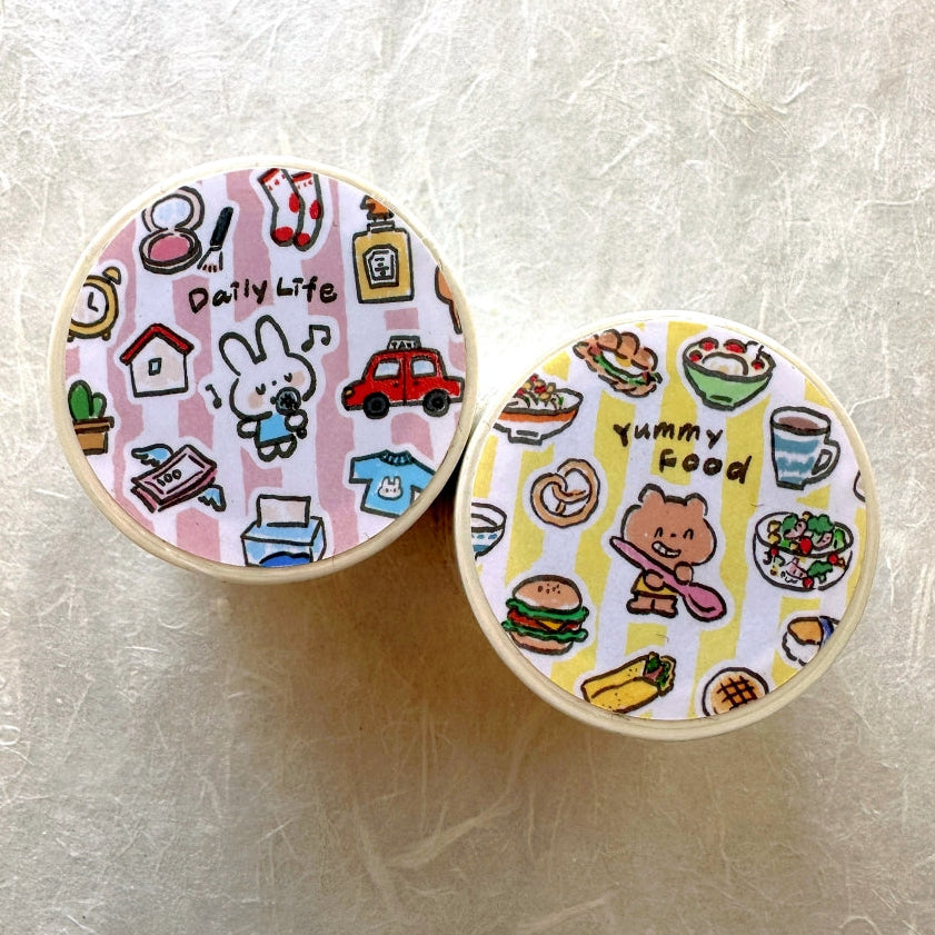 ZZoton - Daily Life kiss-cut washi tape SAMPLES