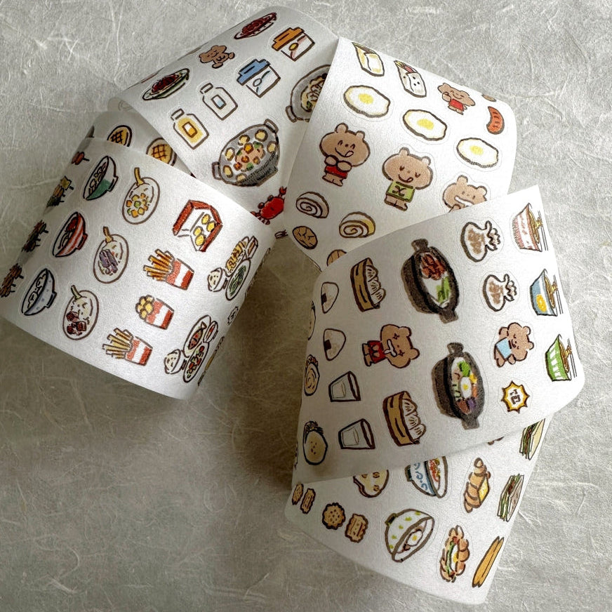 ZZoton - Yummy Food kiss-cut washi tape SAMPLES