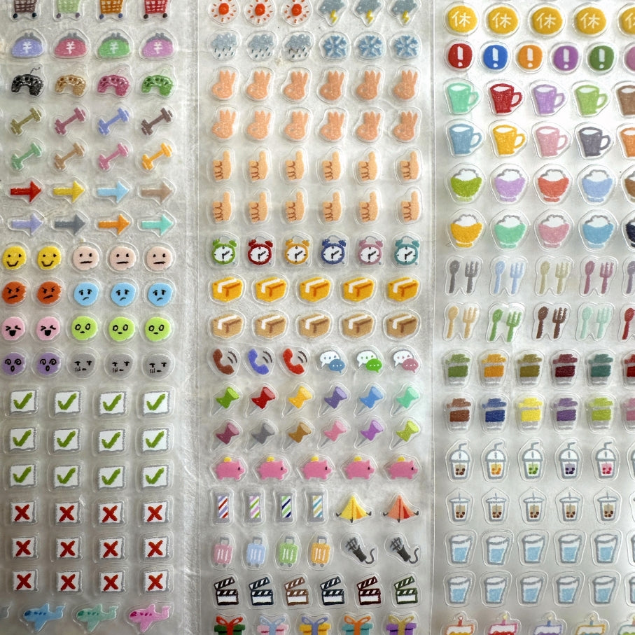 Molinta - Planner Icon kiss-cut PET tape SAMPLES