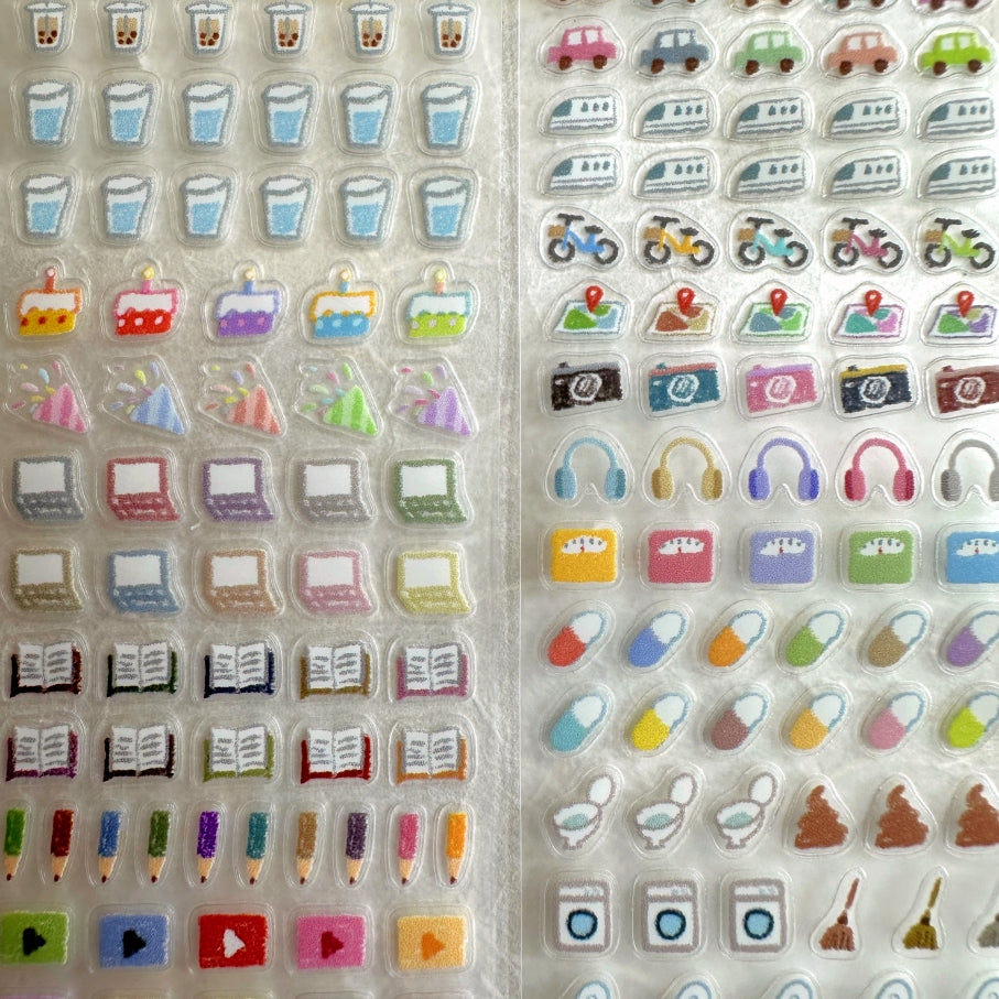 Molinta - Planner Icon kiss-cut PET tape SAMPLES