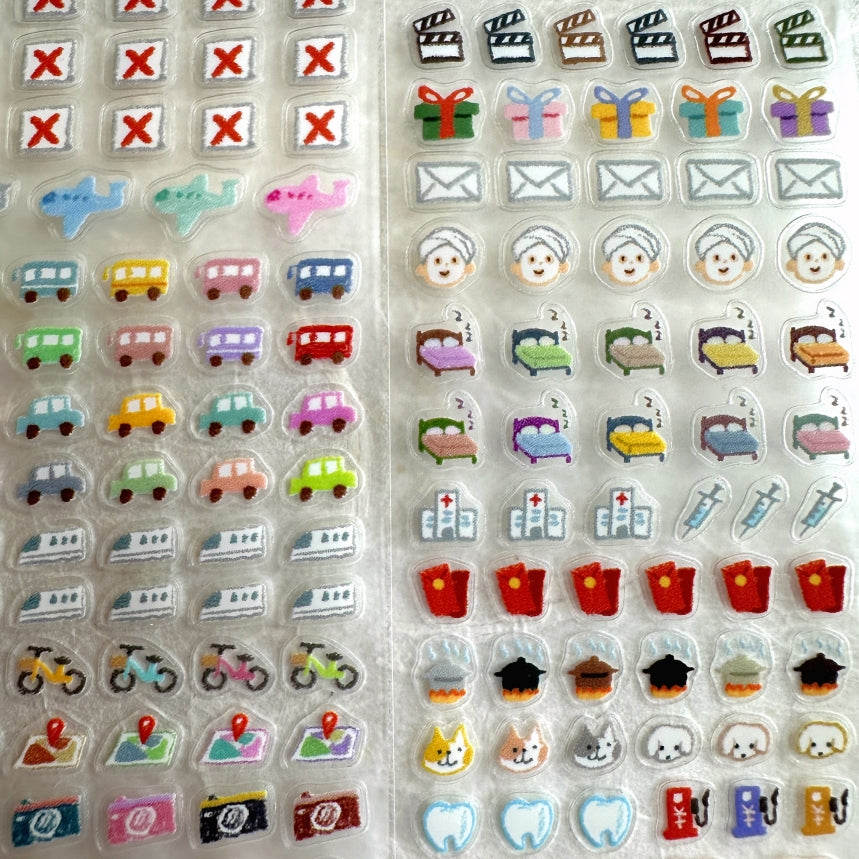 Molinta - Planner Icon kiss-cut PET tape SAMPLES