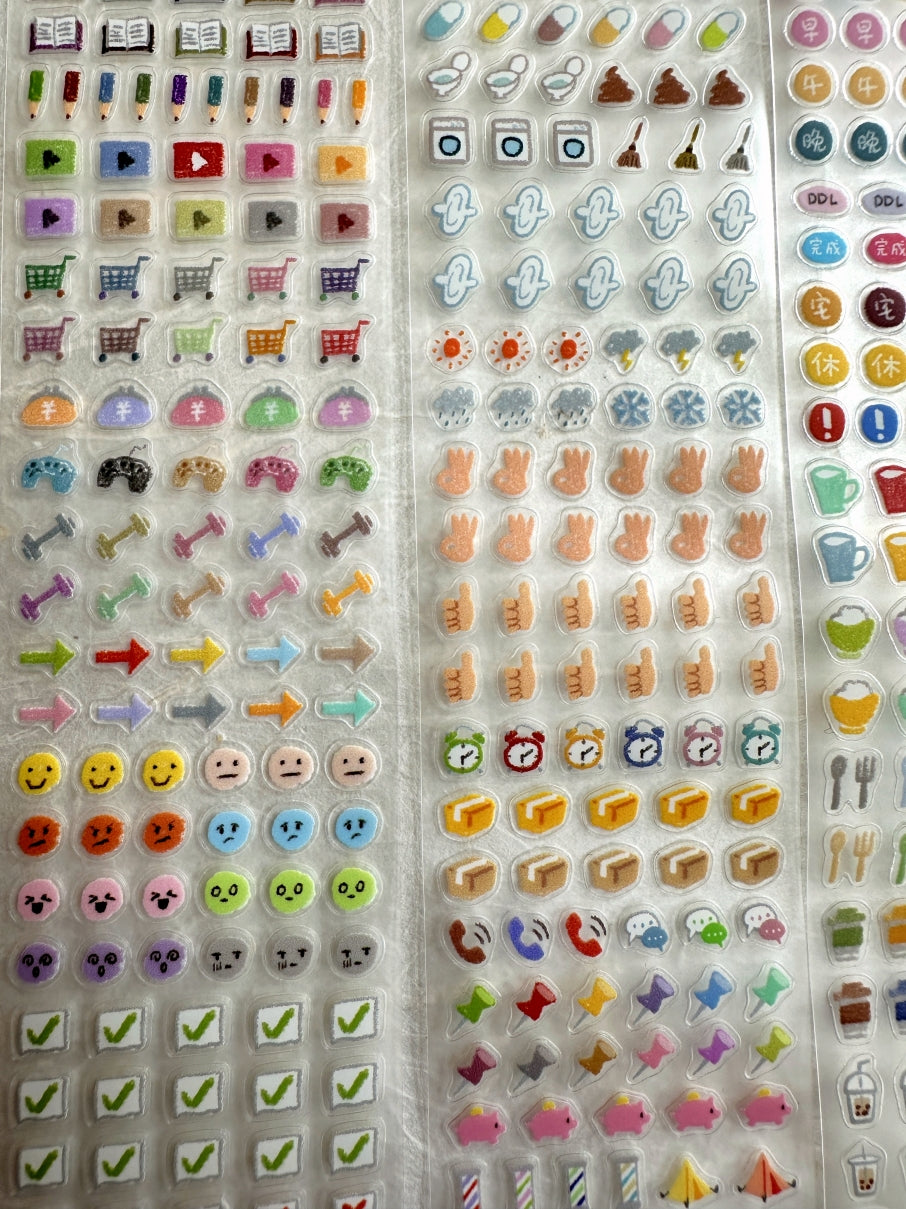 Molinta - Planner Icon kiss-cut PET tape SAMPLES