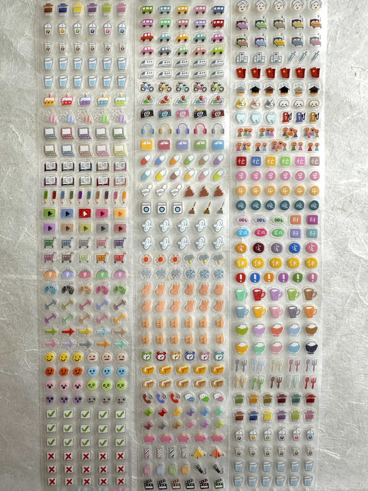 Molinta - Planner Icon kiss-cut PET tape SAMPLES