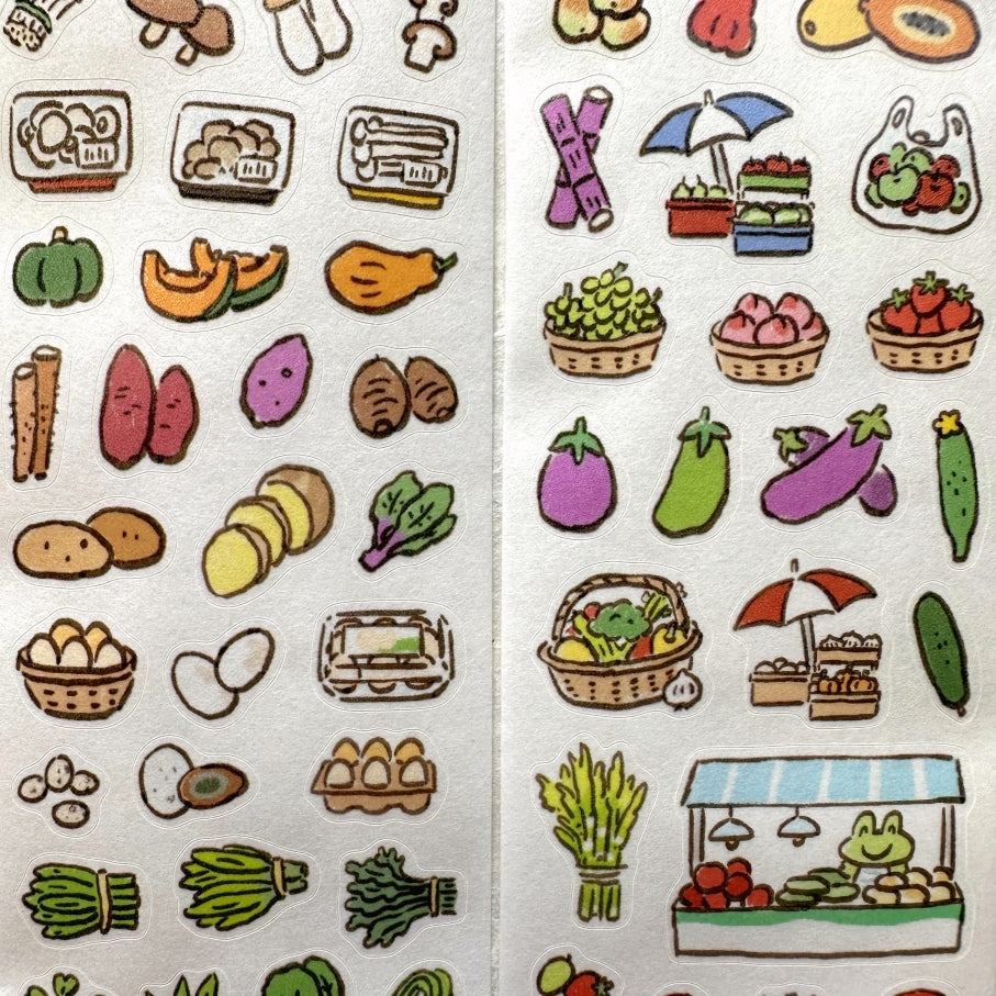 ZZoton - Nature Food kiss-cut washi tape SAMPLES