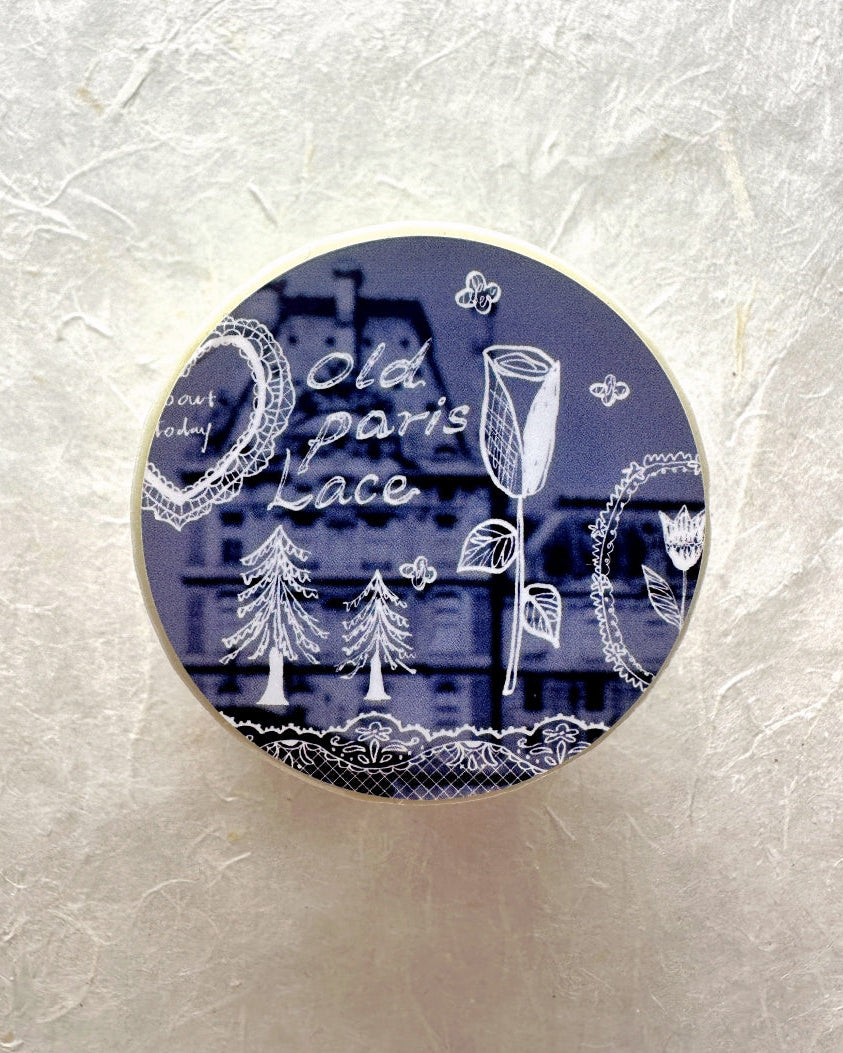 Molinta - Old Paris Lace kiss-cut glitter PET tape SAMPLES