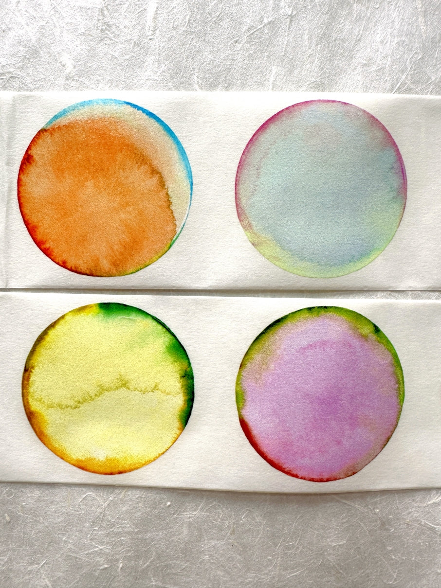 byumee - Watercolor Bubble washi tape SAMPLES