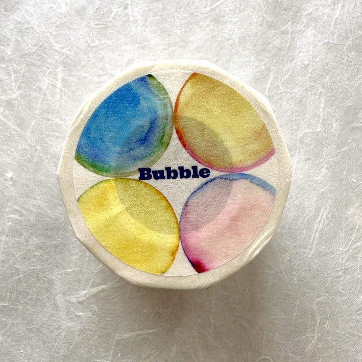 byumee - Watercolor Bubble washi tape SAMPLES