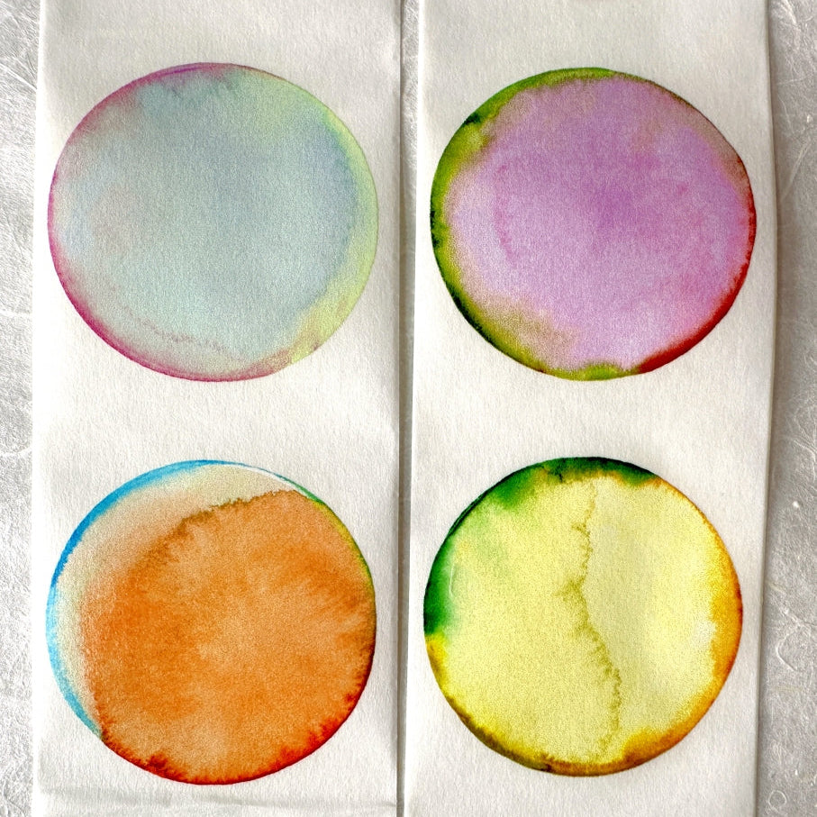 byumee - Watercolor Bubble washi tape SAMPLES