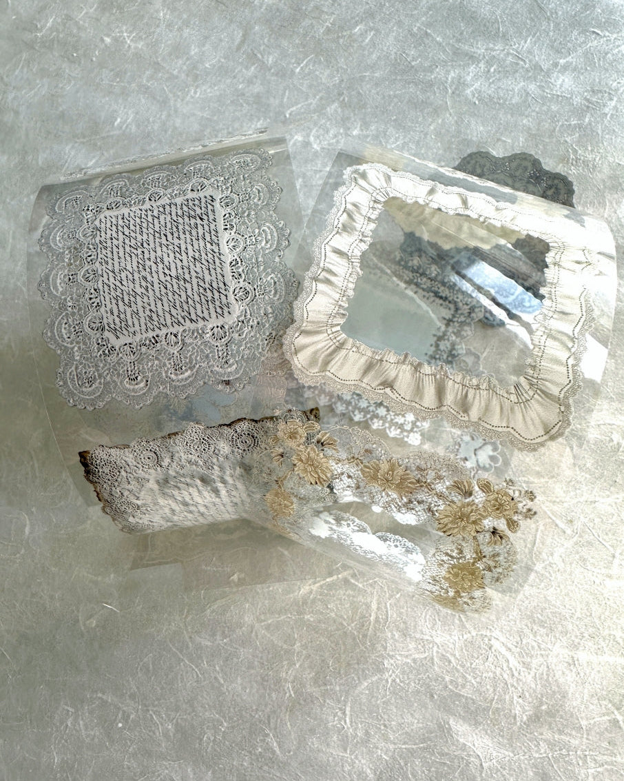 byumee - Vintage Lace PET tape SAMPLES