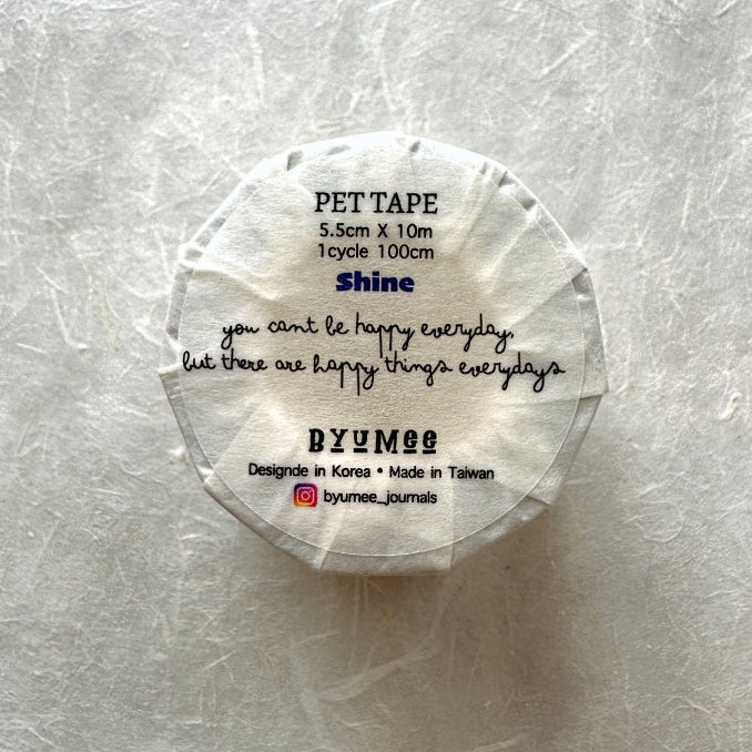 byumee - Shine PET tape SAMPLES