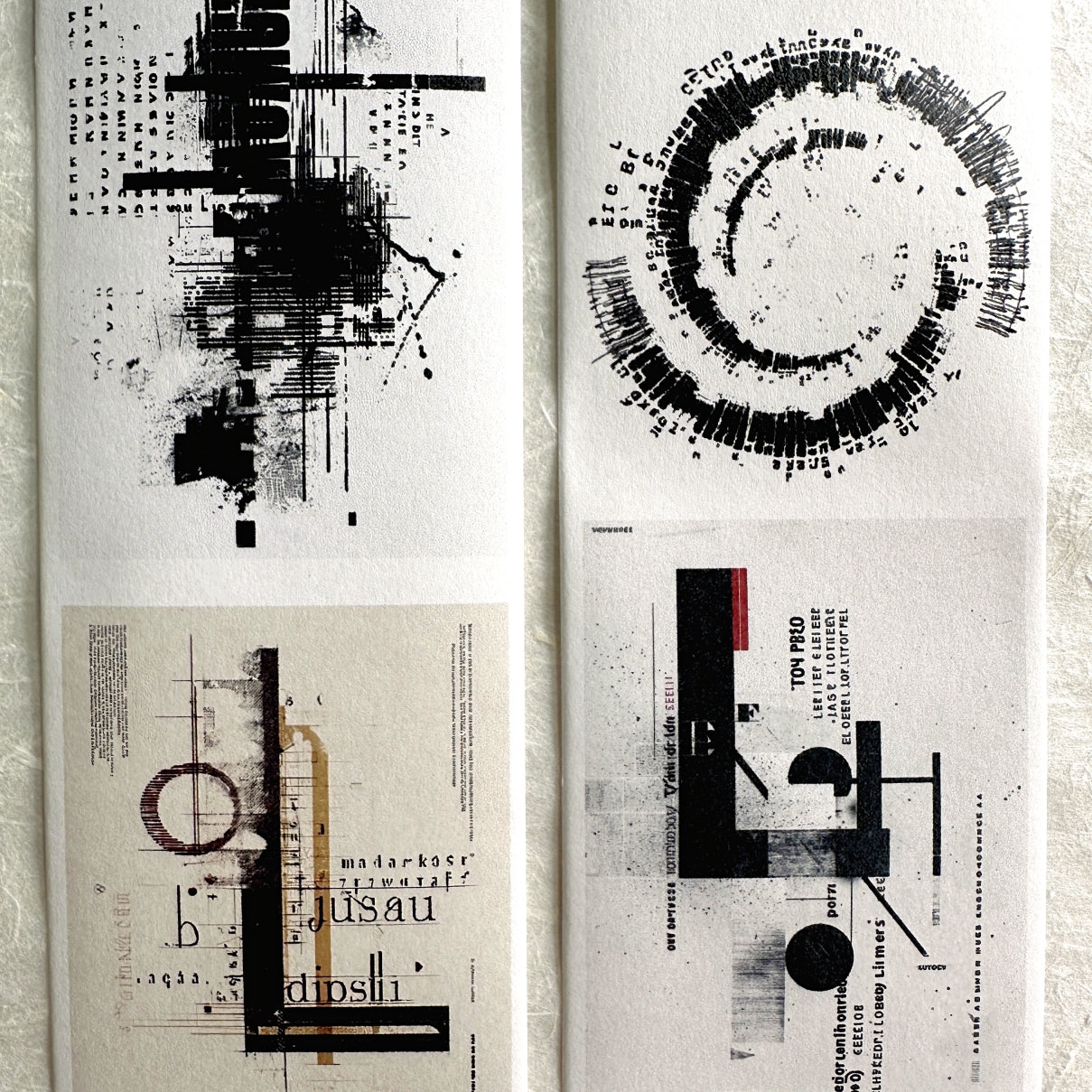 byumee - Type paper roll SAMPLES