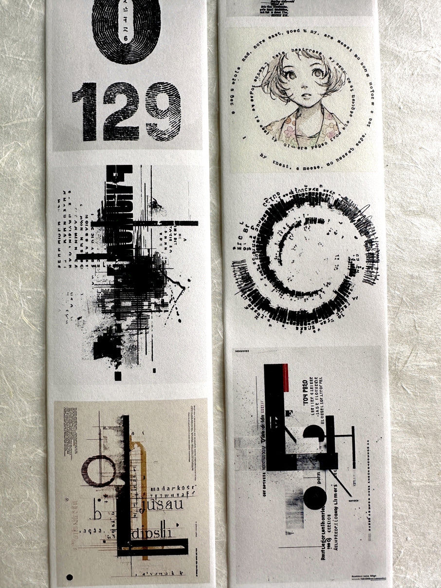 byumee - Type paper roll SAMPLES