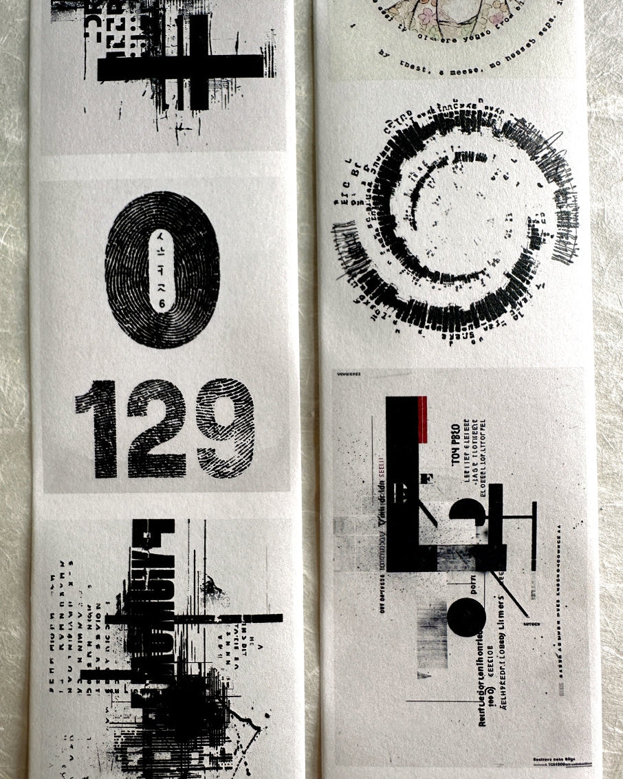 byumee - Type paper roll SAMPLES