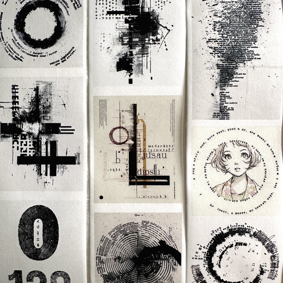 byumee - Type paper roll SAMPLES
