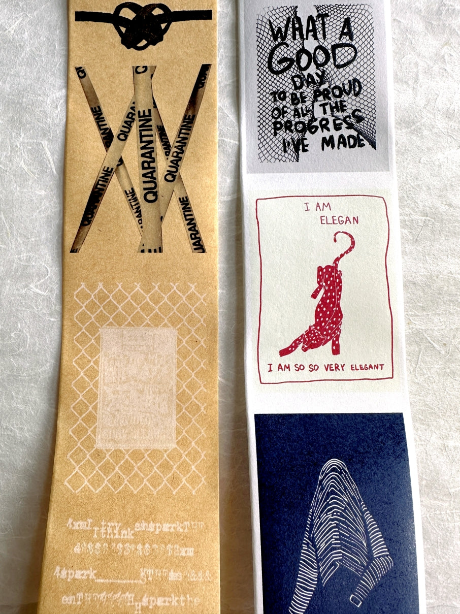 byumee - Doodle paper roll (6 cm x 200 cm) SAMPLES