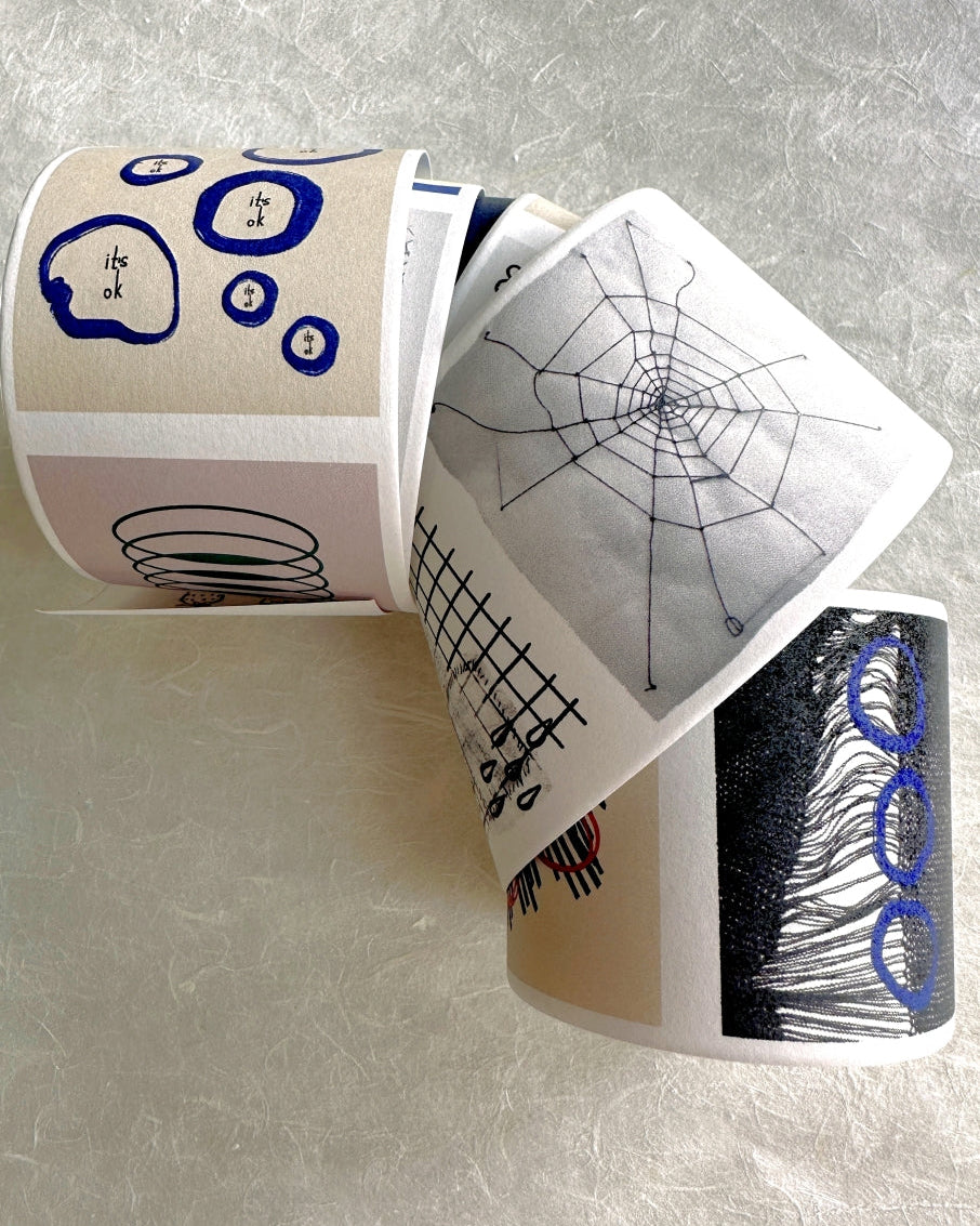 byumee - Doodle paper roll (6 cm x 200 cm) SAMPLES