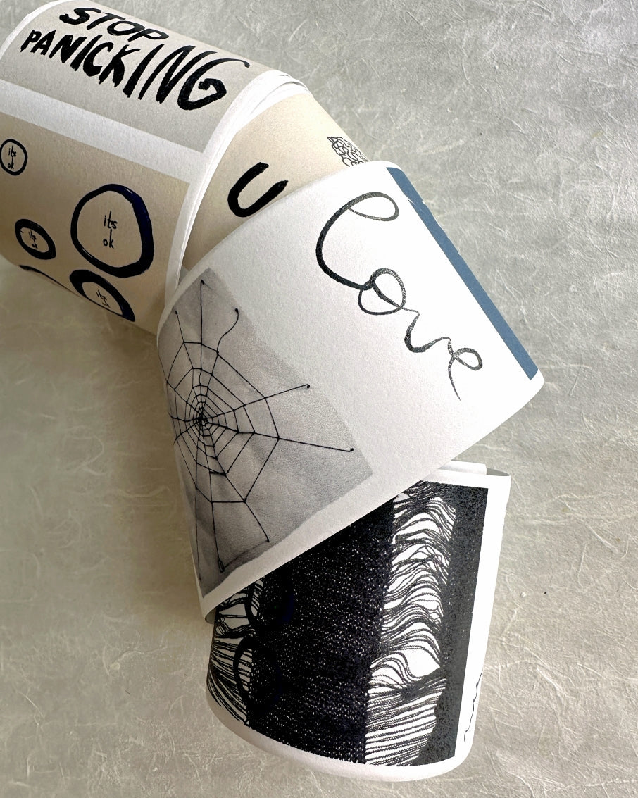 byumee - Doodle paper roll (6 cm x 200 cm) SAMPLES