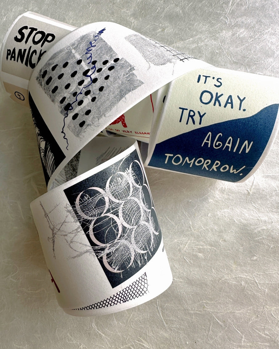 byumee - Doodle paper roll (6 cm x 200 cm) SAMPLES
