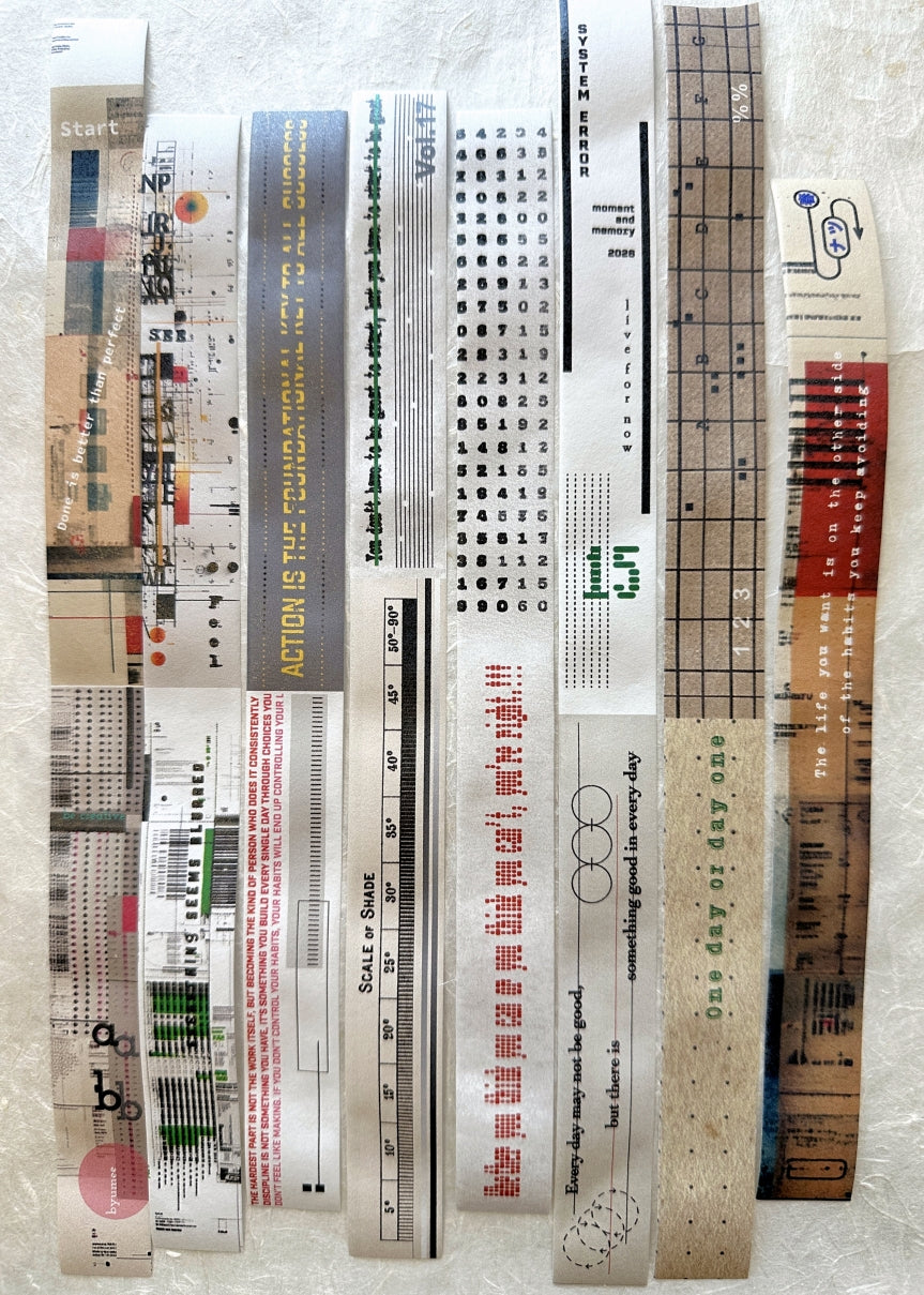 byumee - System vellum paper roll (2 cm x 200 cm) SAMPLES