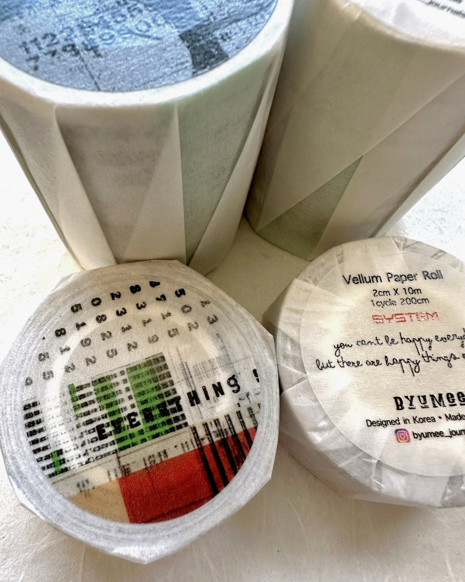 byumee - System vellum paper roll (2 cm x 200 cm) SAMPLES