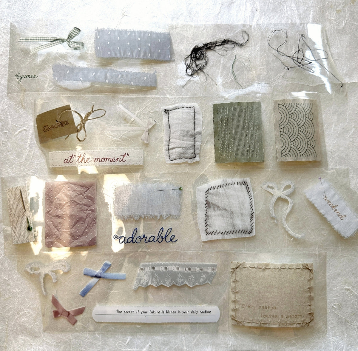 byumee - Patch kiss-cut PET tape (6 cm x 100 cm) SAMPLES