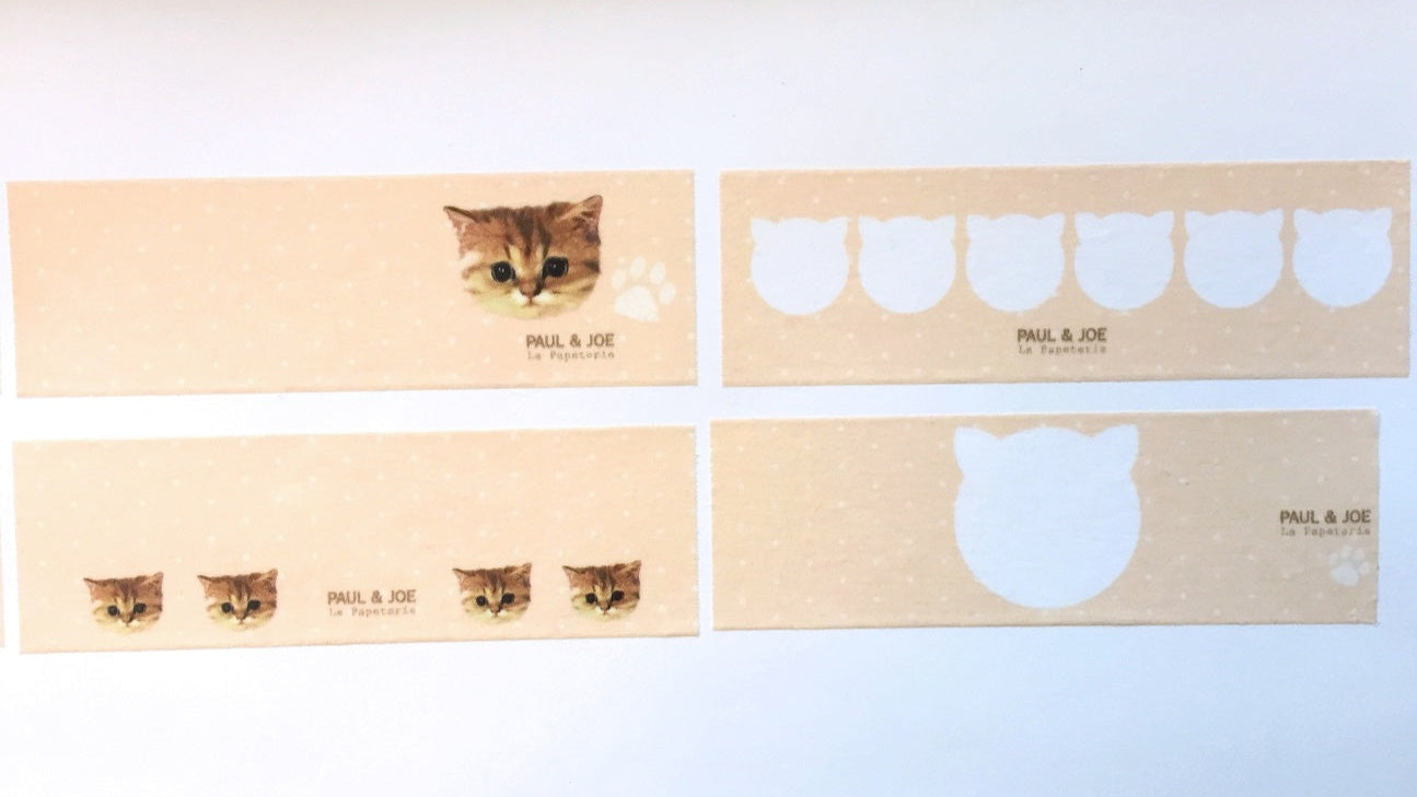 Masté x Paul & Joe - Nounette perforated washi tape (writable) SAMPLES